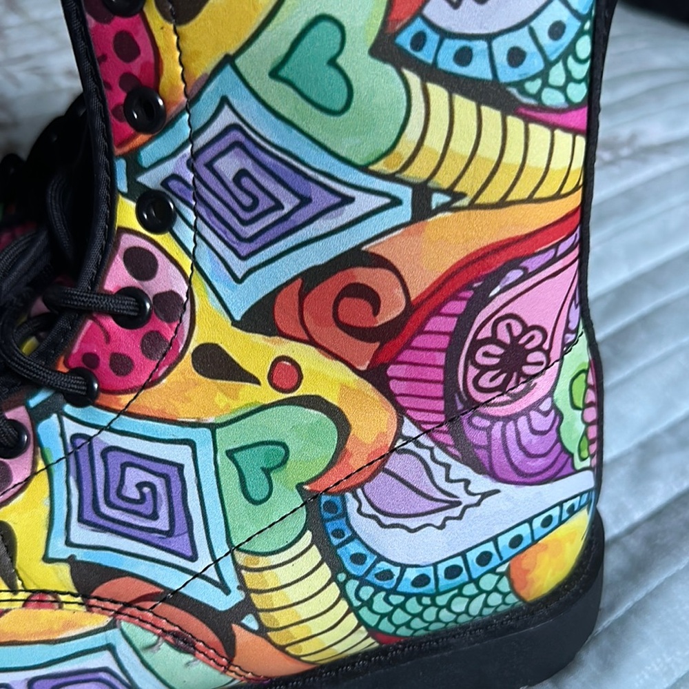 Colorful Women's Boots - Picture 3 of 6